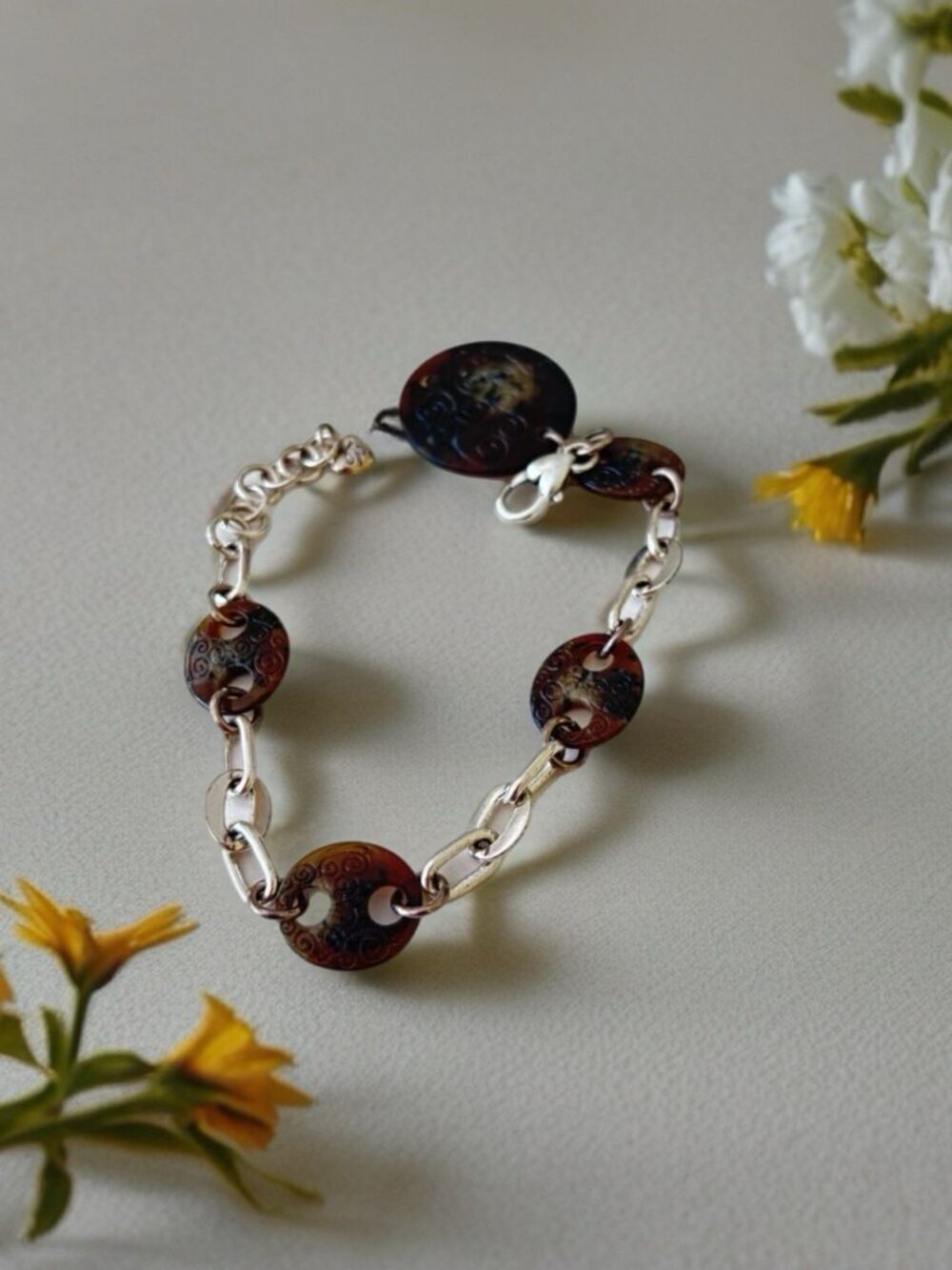 BRIGHTON LAVA LOUNGE LINK BRACELET Light Weight